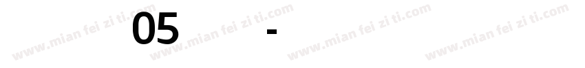 BunueloCleanW05 SemiBold字体转换